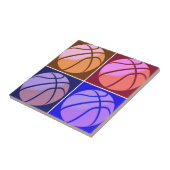 Pop Art Basketball Tegeltje (Zijkant)