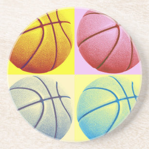 Pop Art Basketball Zandsteen Onderzetter
