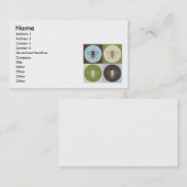 Pop Art Bee Visitekaartje (Voorkant / Achterkant)