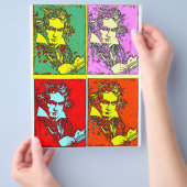 Pop-art Beethoven Flyer (Hand)