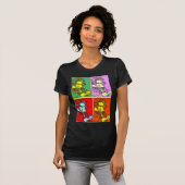 Pop-art Beethoven T-shirt (Voorkant volledig)