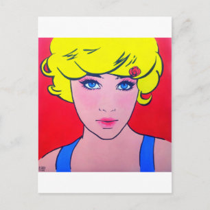 Pop art Bérénice Briefkaart