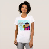 Pop Art Bericht T-shirt (Voorkant volledig)