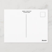 Pop Art Bermuda Briefkaart (Achterkant)