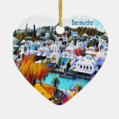 Pop Art Bermuda Keramisch Ornament (Voorkant)