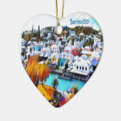 Pop Art Bermuda Keramisch Ornament (Links)