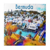Pop Art Bermuda Tegeltje (Voorkant)