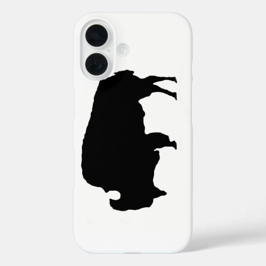Pop Art Black White Buffalo Case-Mate iPhone Case (Achterkant)