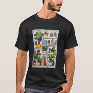 Pop Art Boekenplank u2013 Kleurrijke Boeken & Huis T-shirt