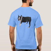 Pop Art Boston Terrier T-Shirt (Dos)
