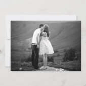 Pop Art Bride & Groom Save The Date (Achterkant)