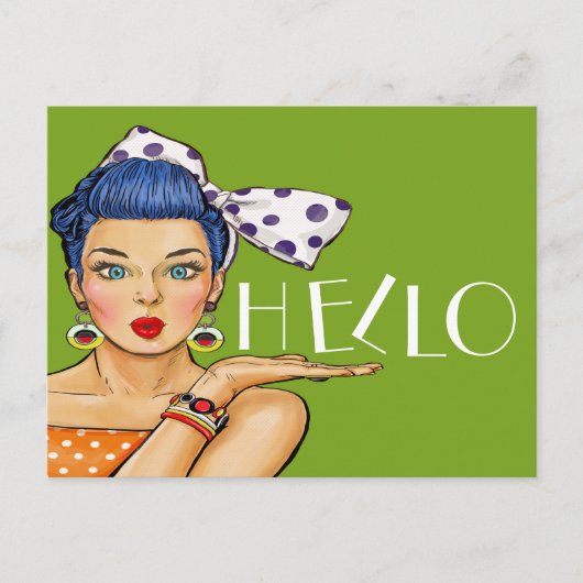 Pop Art Briefkaart (Voorkant)