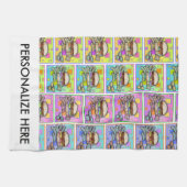 POP ART BURGER (Hamburger) Theedoek (Horizontaal)