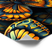 Pop Art Butterfly Poster (Hoek)