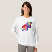 Pop Art Butterfly T-shirt (Voorkant volledig)