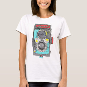 Pop Art camera. T-shirt