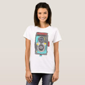 Pop Art  camera. T-shirt (Voorkant volledig)
