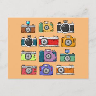 POP ART CAMERAS-BRIEFKAARTEN BRIEFKAART