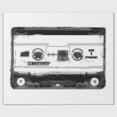 Pop Art Cassette Cadeaupapier (Vlak)