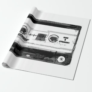 Pop Art Cassette Cadeaupapier