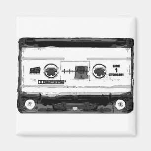 Pop Art Cassette Magneet