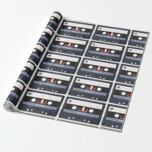 Pop Art Cassette Retro Cadeaupapier