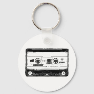 Pop Art Cassette Sleutelhanger