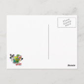 Pop Art Cavalier King Charles Spaniel Briefkaart (Achterkant)