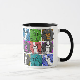 Pop Art Cavalier King Charles Spaniel Mok