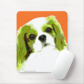 Pop Art Cavalier King Charles Spaniel Muismat (Met muis)