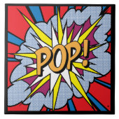 Pop Art Ceramic Tile Tegeltje (Voorkant)