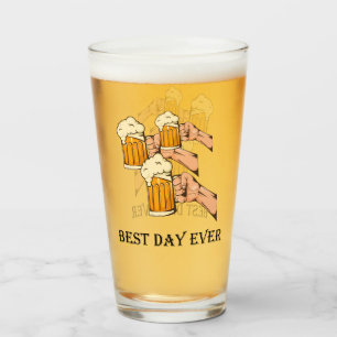 Pop Art Cheers Beers Beste Dag Ooit Glas