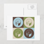 Pop Art Cheese Briefkaart (Voorkant / Achterkant)