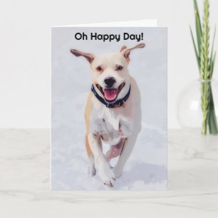 Pop Art Chien Bonne Carte Amoureux des chiens Anni