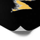 Pop Art Chimpansee Poster (Hoek)