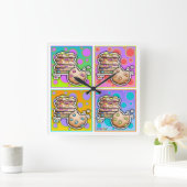 Pop Art Chocolate Chip COOKIES MUR HORLOGE (Maison)
