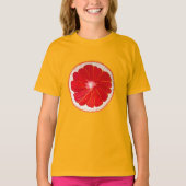 Pop art citrus roze grapefruit original t-shirt (Voorkant)
