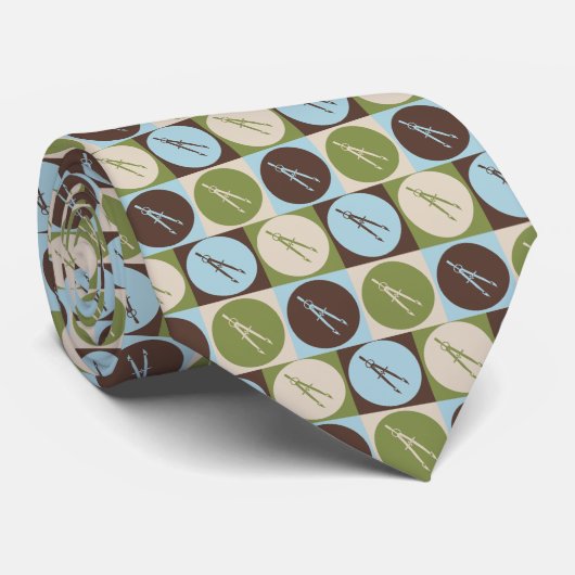 Pop Art Civil Engineering Stropdas (Opgerold)