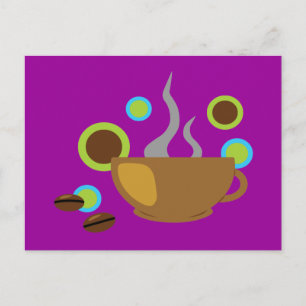 Pop Art Coffee Briefkaart