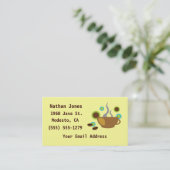 Pop Art Coffee Visitekaartje (Staand voorkant)