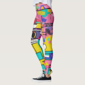 Pop art collage leggings (Links)