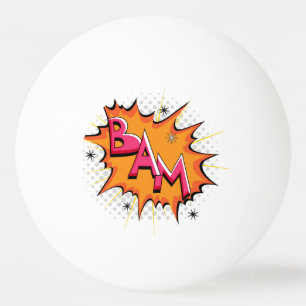 Pop Art Comic Bam! Pingpongballen