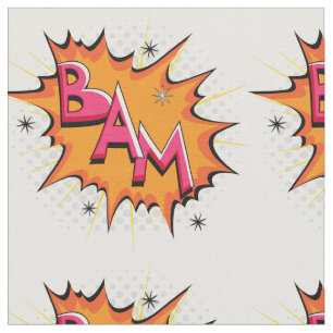 Pop Art Comic Bam! Stof