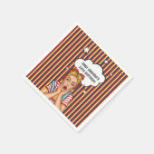 Pop Art Comic Birthday Party Servet (Hoek)