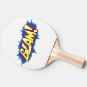 Pop Art Comic Blam! Tafeltennisbatje (Zijkant)