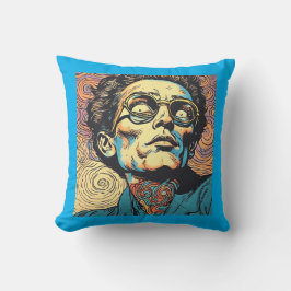 Pop Art Comic Book Character Psychedelic Pillow Kussen