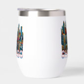 Pop art Comic Book Chicago, Illinois Skyline (Droite)