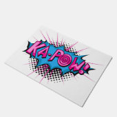 Pop Art Comic Ka-Pow! Deurmat (Schuin)