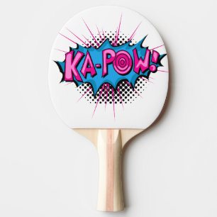 Pop Art Comic Ka-Pow! Tafeltennisbatje