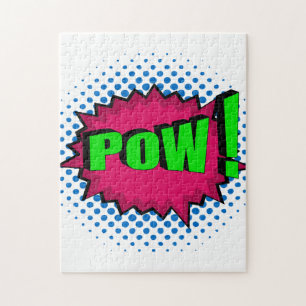 Pop Art Comic Pow! Legpuzzel